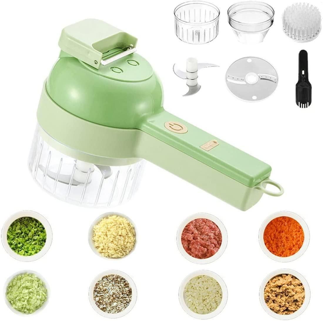 ChefMate Ultimate Prep Cutter™ – Wireless 4-in-1 Chopper Set
