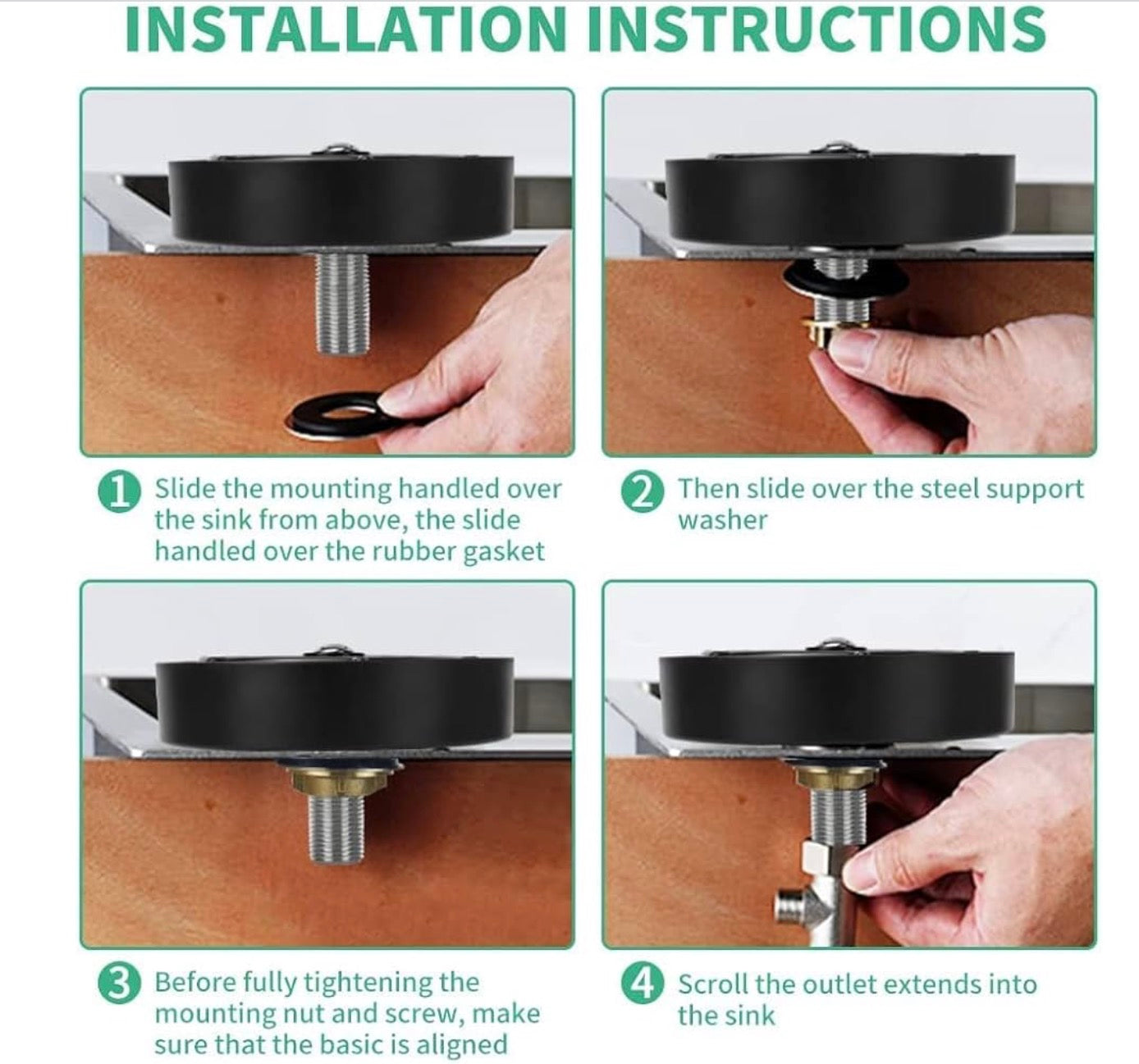 High-Pressure Glass/Cup Rinser for Your Kitchen Sink