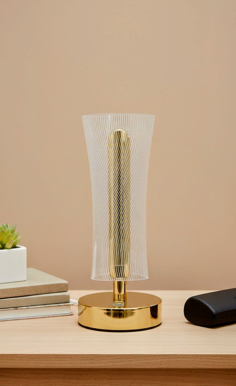 Frosted Glitter Crystal Table Lamp